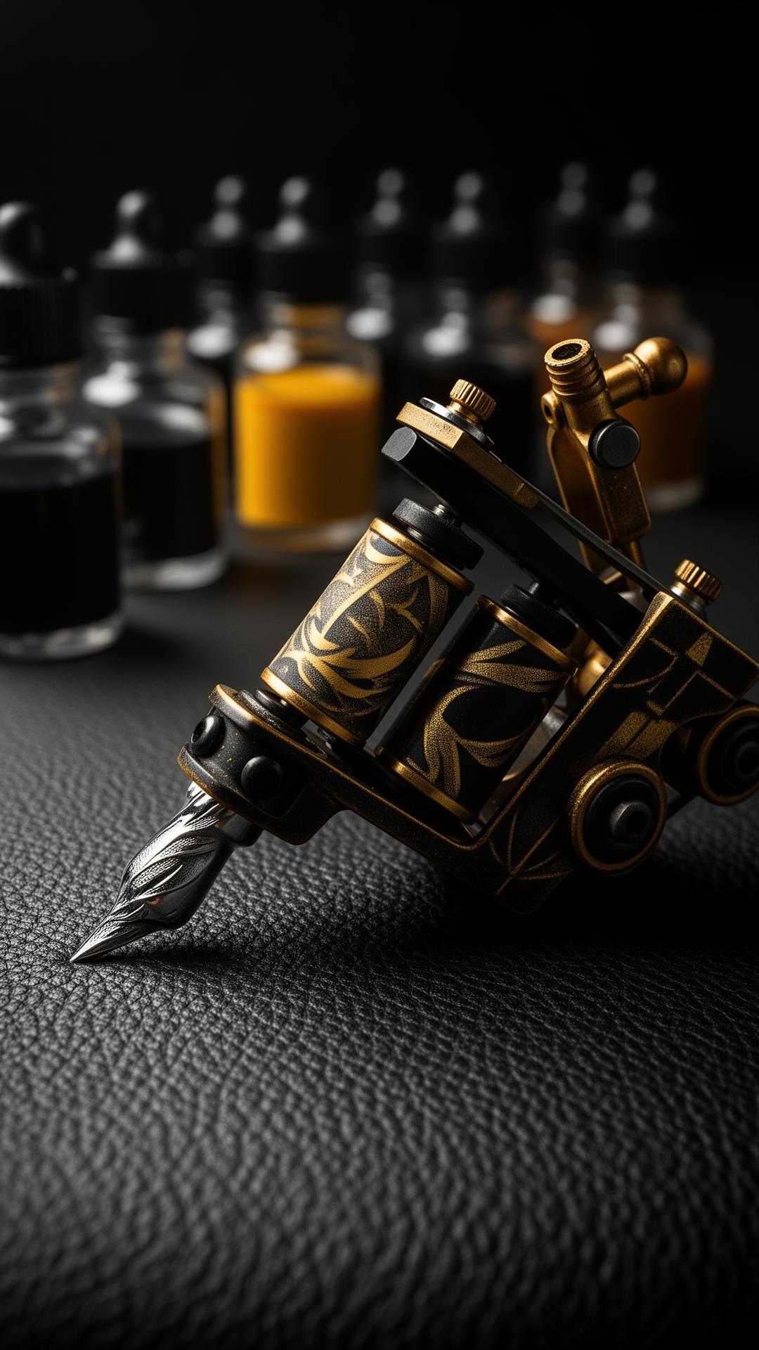 Tattoo machine detail